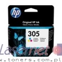 Tusz HP 305 3YM60AE color 2ml oryginalny HP DeskJet 2710 2720 2721 2722 2723 2724 4110 4120 4122 4130  100 stron