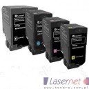 Toner Lexmark CS720 CS725 Cx720 74C10K0, 74C20K0, 74C10C0, 74C20C0, 74C10M0, 74C20M0, 74C10Y0, 74C20KY0 3K