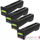 Toner Lexmark CS820 CX820 CX825 CX860, 72K10K0 ﻿72K10C0 ﻿72K10M0 ﻿72K10Y0 8K